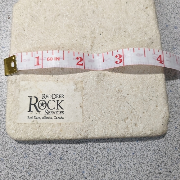 Red Deer Rock Services Ceramic stone texture tile with quote - Picture 4 of 6